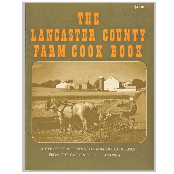 Vintage 1968 Cookbook The Lancaster County PA Pennsylvania Farm Cook Book - Picture 1 of 1